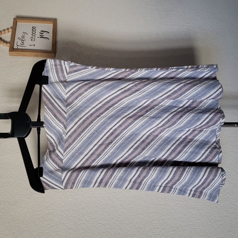 XL Metro Girl Linen Blend Skirt